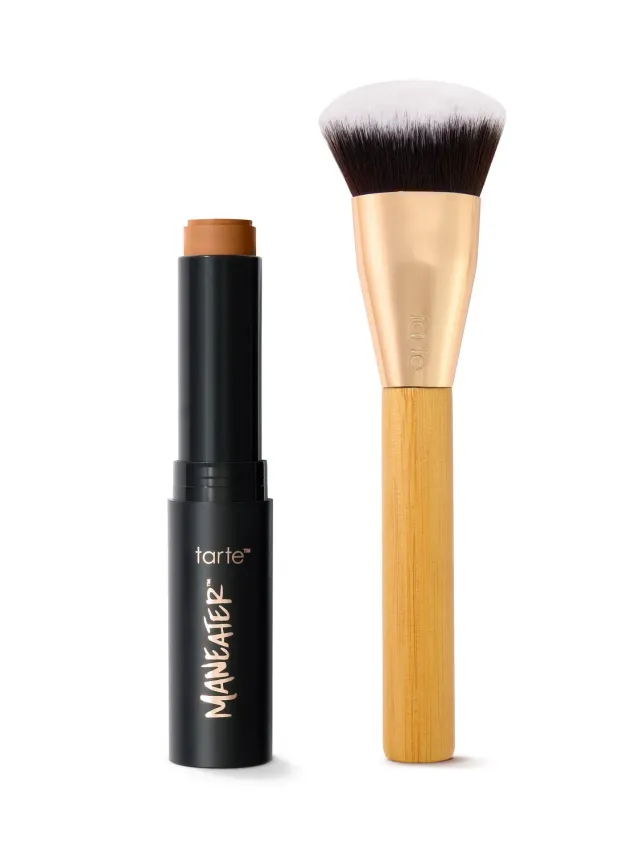 Tarte Maneater fond de teint stick + pinceau couvrance naturelle