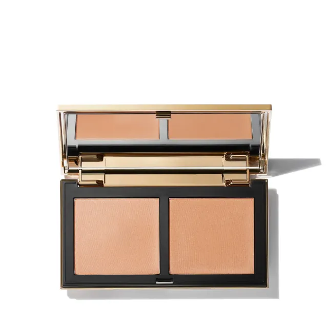 Vieve Modern Bronzer poudre duo Light hâle léger satiné