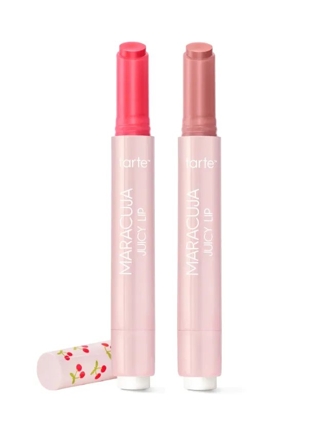 Tarte Maracuja Juicy Cherry Crush baume levres duo cerise vegan