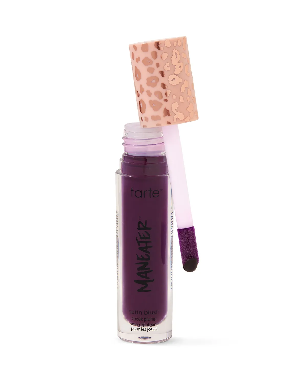 Tarte Maneater Satin Blush Cheek Plump pink beige repulpant