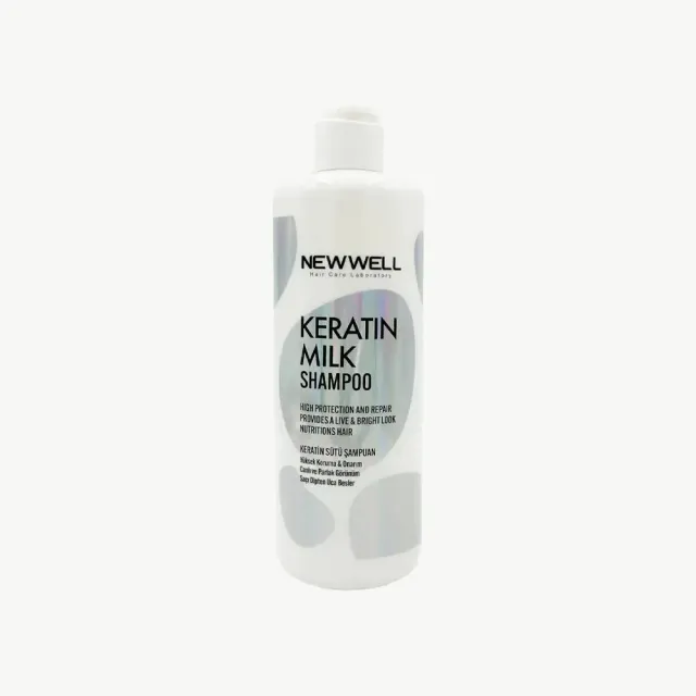 Newwell Shampooing Lait Kératine 400 ml Réparateur