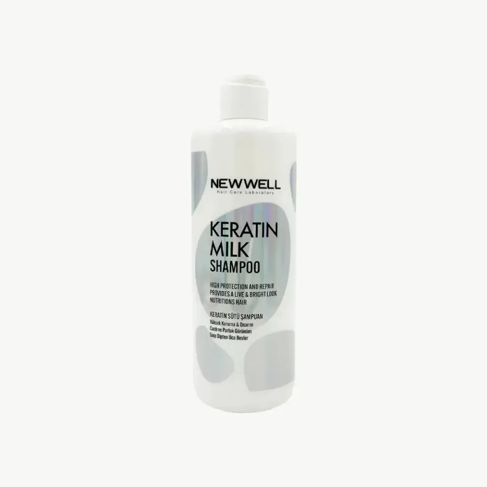 Newwell Shampooing Lait Kératine 400 ml Réparateur