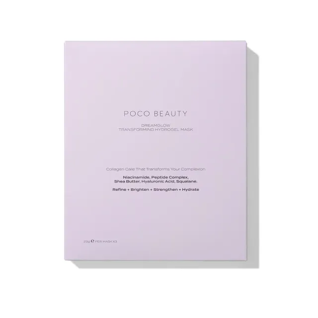 Poco Beauty Dreamglow Transforming masque hydrogel x3 éclat