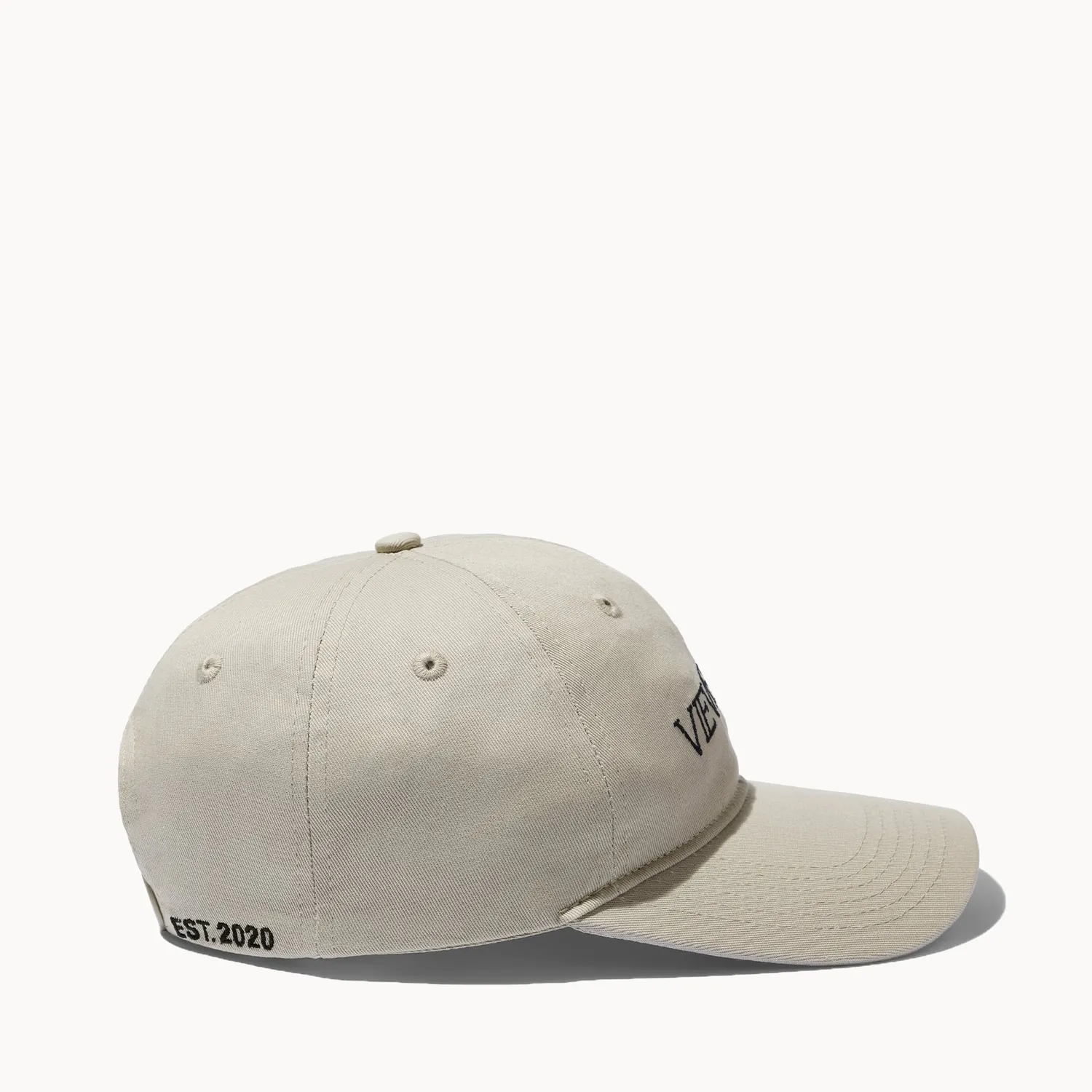 Vieve Society Cap casquette coton beige ajustable