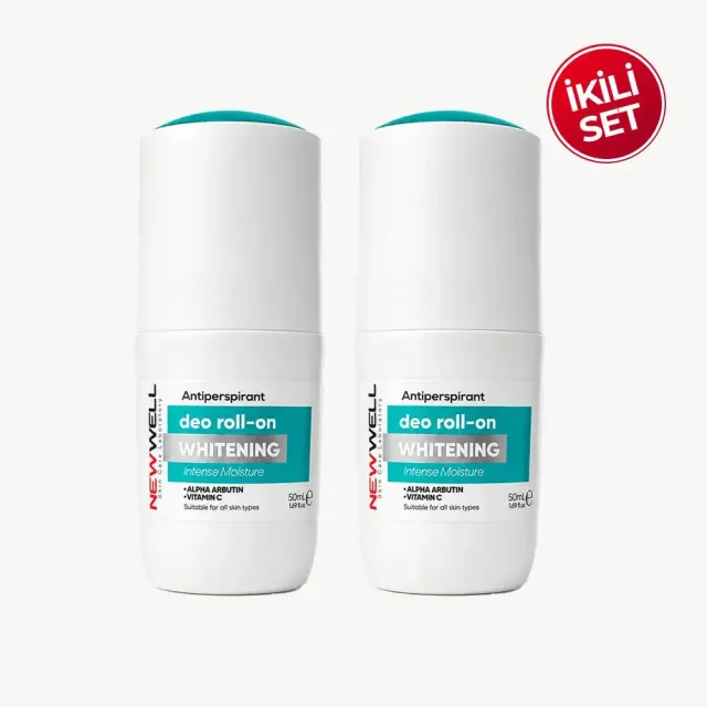New Well Whitening déodorant roll-on 2x50 ml anti-transpirant