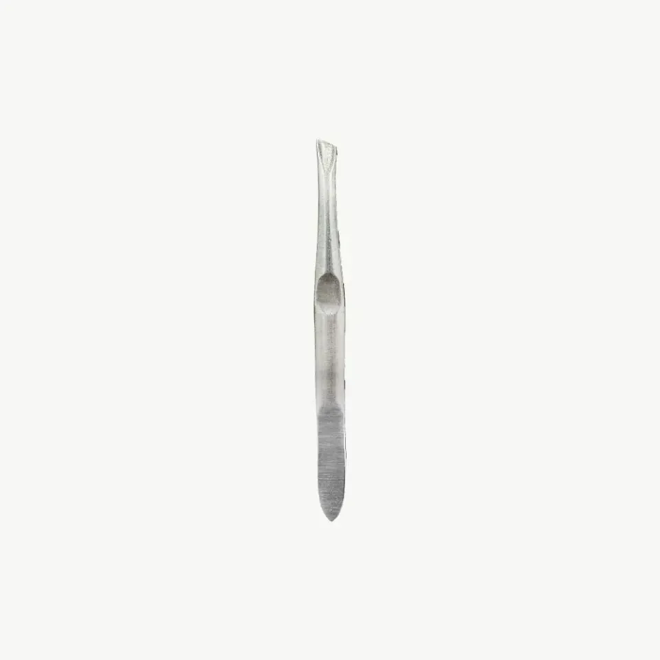 Newwell AN-10 pince à épiler bout plat inox