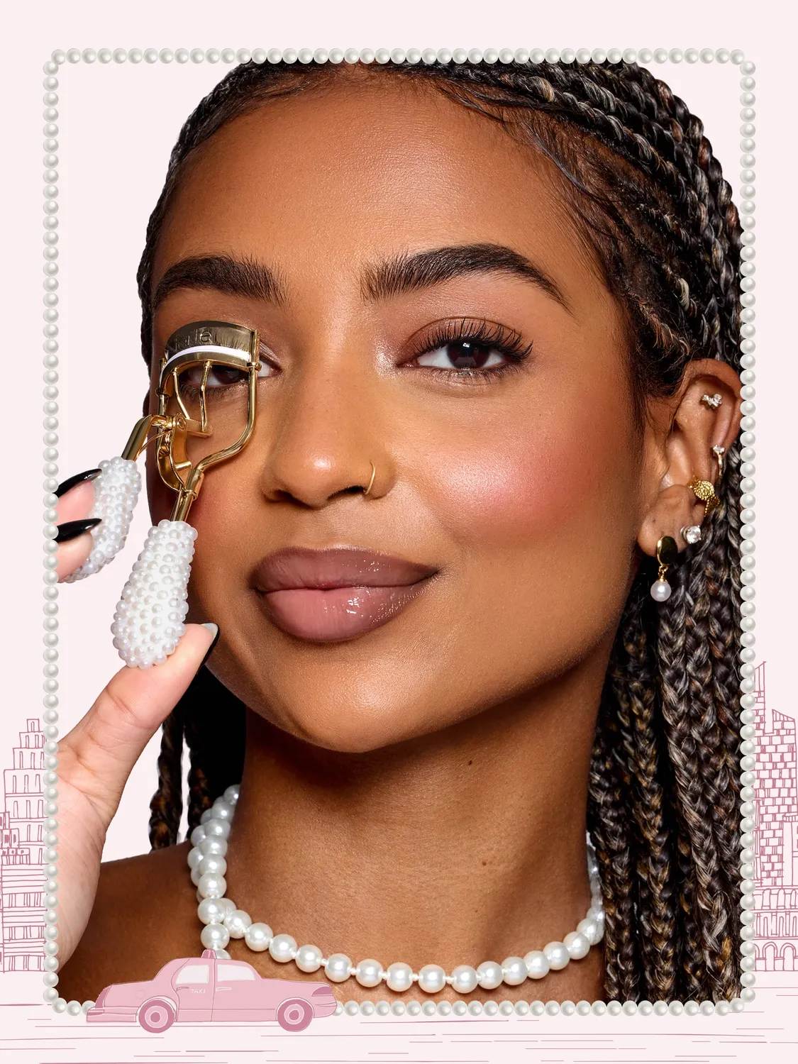Tarte Pretty in Pearls recourbe-cils multi effet ouvrant