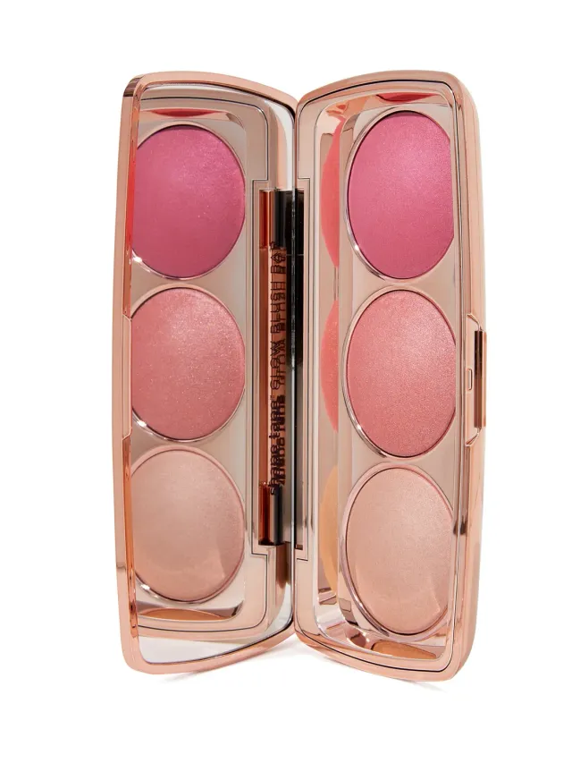 Tarte Vacay Flush palette blush trio effet soleil vegan