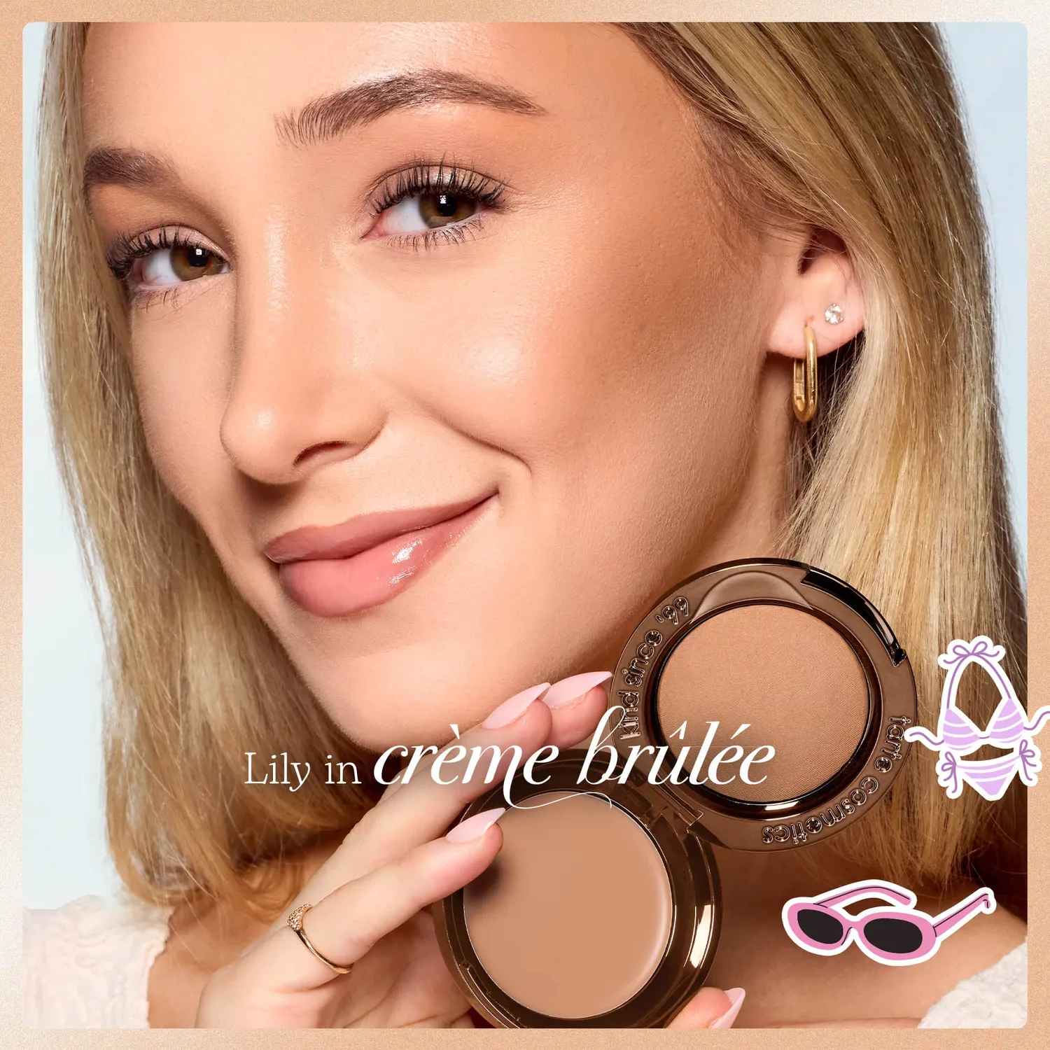 Tarte macaron sculpt & bronze duo bronzeur 2-en-1 crème brûlée