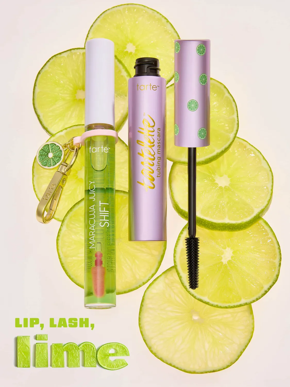 Tarte Maracuja Juicy Lip & Cheek Shift huile teintée lime rose perso