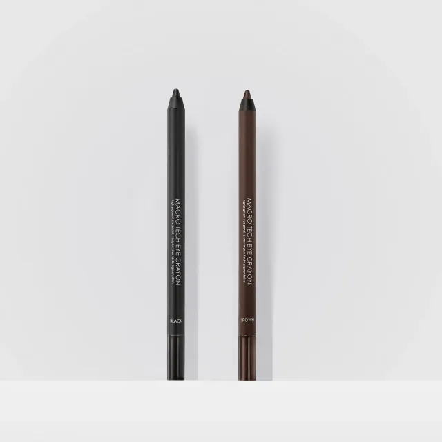 Natasha Denona Macro Tech Duo crayon yeux lot 2 waterproof Black