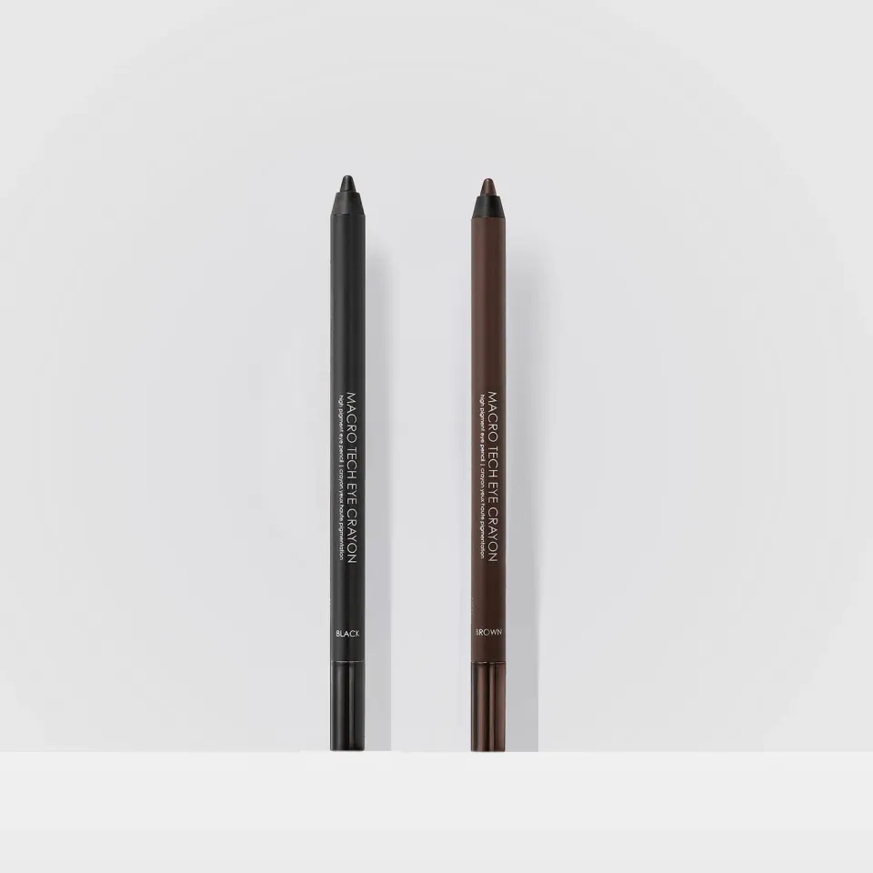 Natasha Denona Macro Tech Duo crayon yeux lot 2 waterproof Black