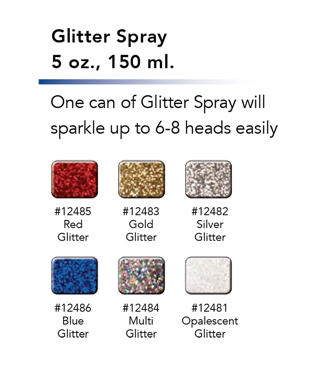 Graftobian GlitterSpray laque paillettes 150 g 6 teintes