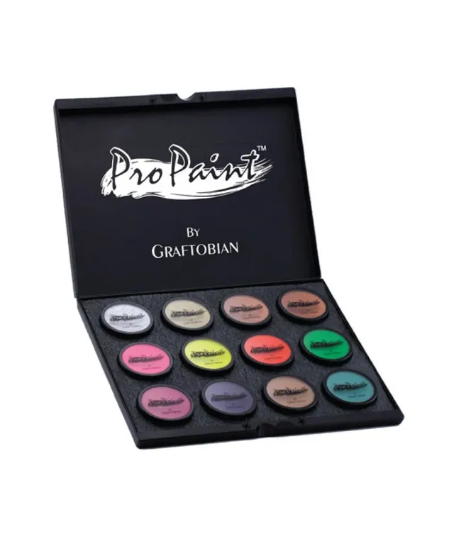 Graftobian Master ProPaint Box 2 peinture visage 12 couleurs