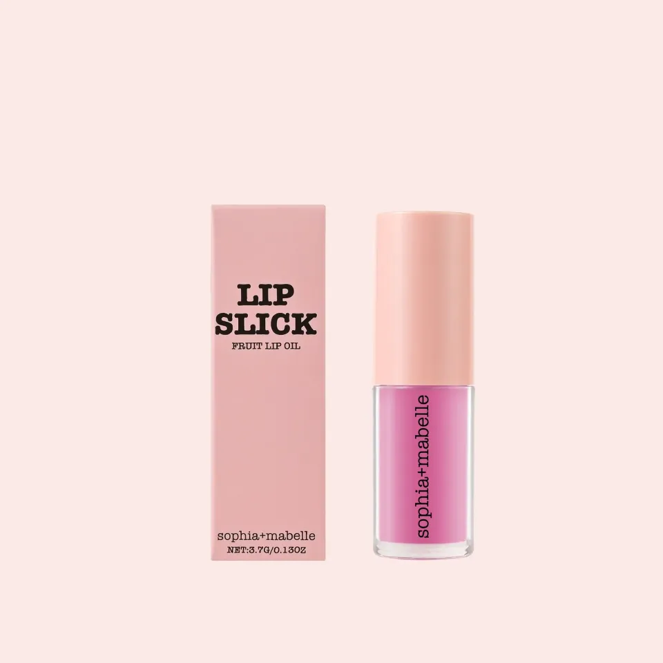sophia+mabelle Lychee Lip Slick huile lèvres fruitée 3,7g