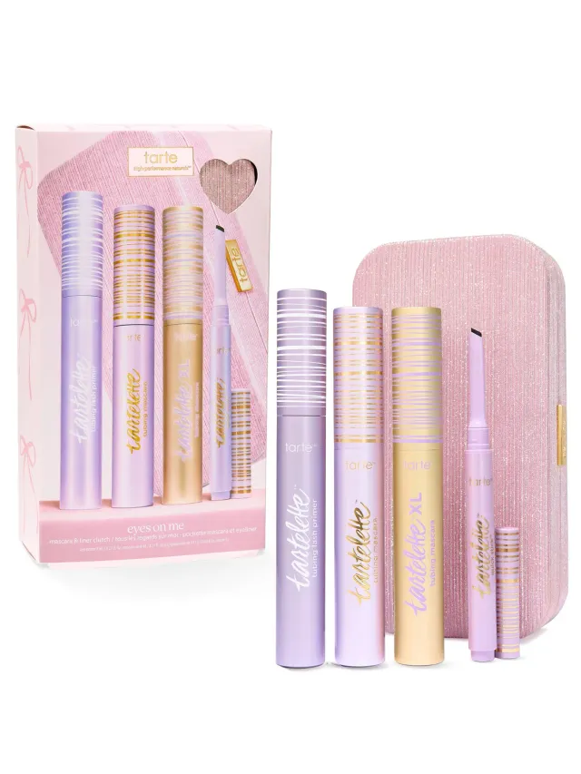 Tarte Eyes On Me coffret mascara liner pochette 4 pièces