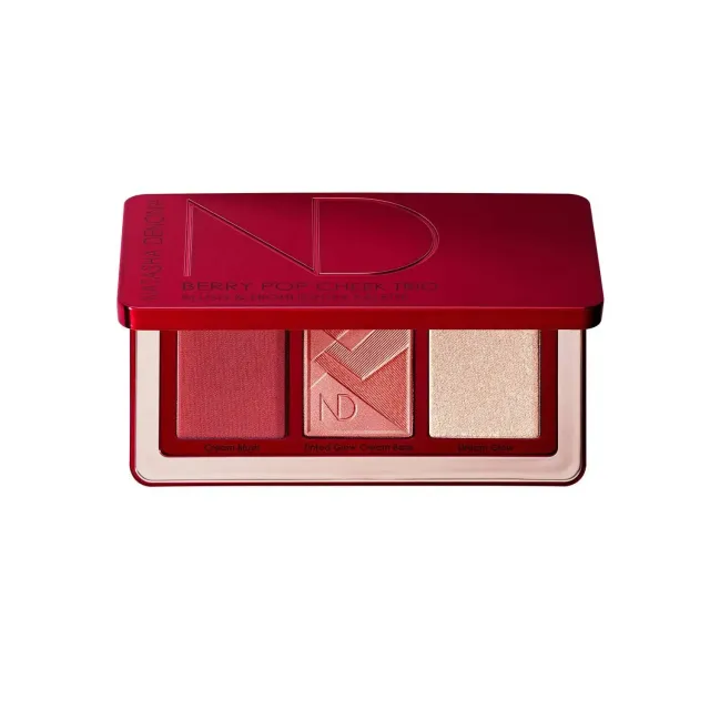 Natasha Denona Berry Pop trio blush highlighter cranberry lumineux