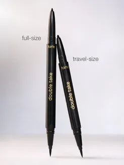 Tarte double take eyeliner travel double embout vegan