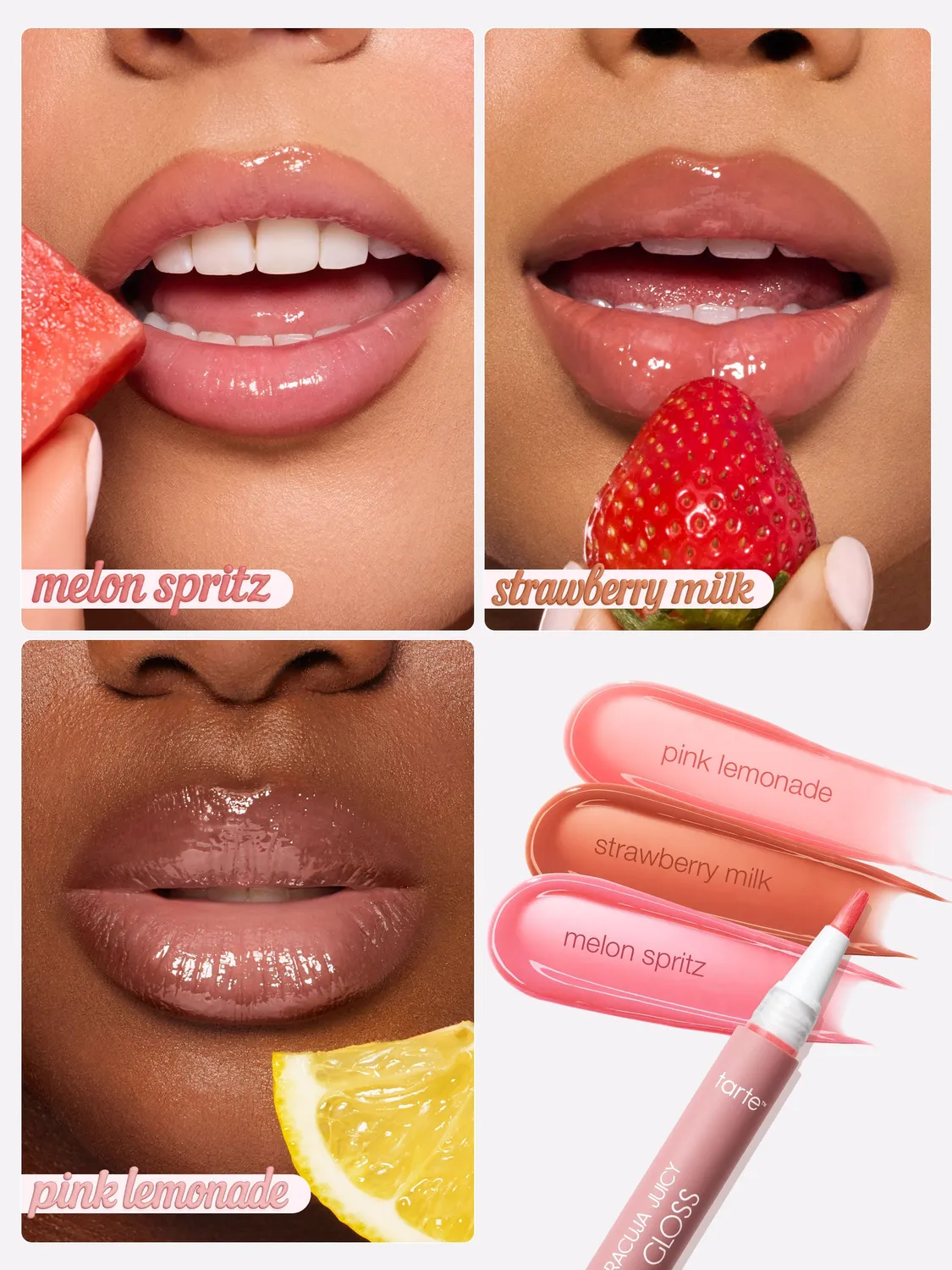 Tarte Vinyl Drip coffret lèvres gloss + liner multi