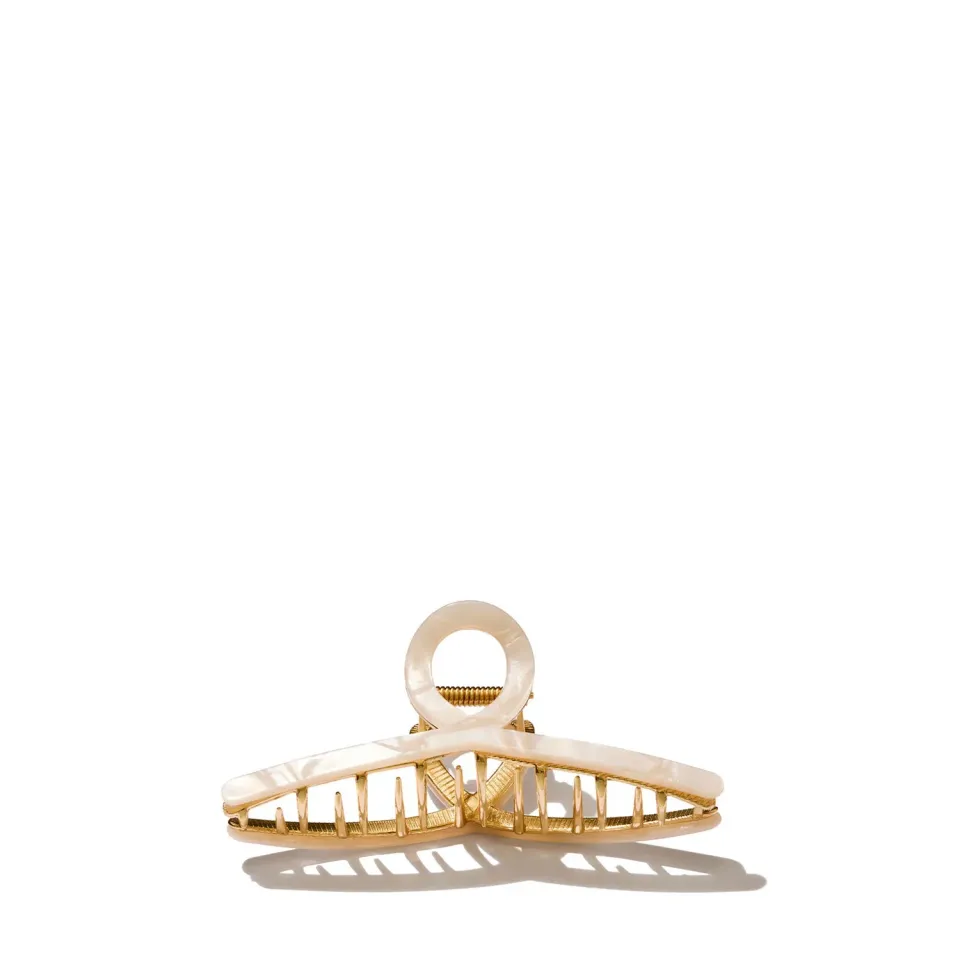 Vieve Claw Clip pince cheveux beige marbré