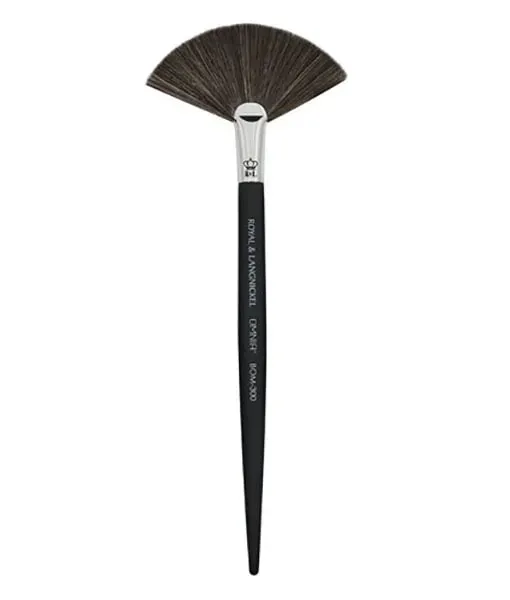 Graftobian Omnia Fan Brush pinceau éventail glow vegan