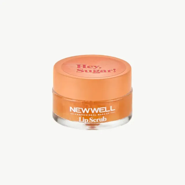 New Well Hey Sugar gommage lèvres pêche pot 20 g hydratant