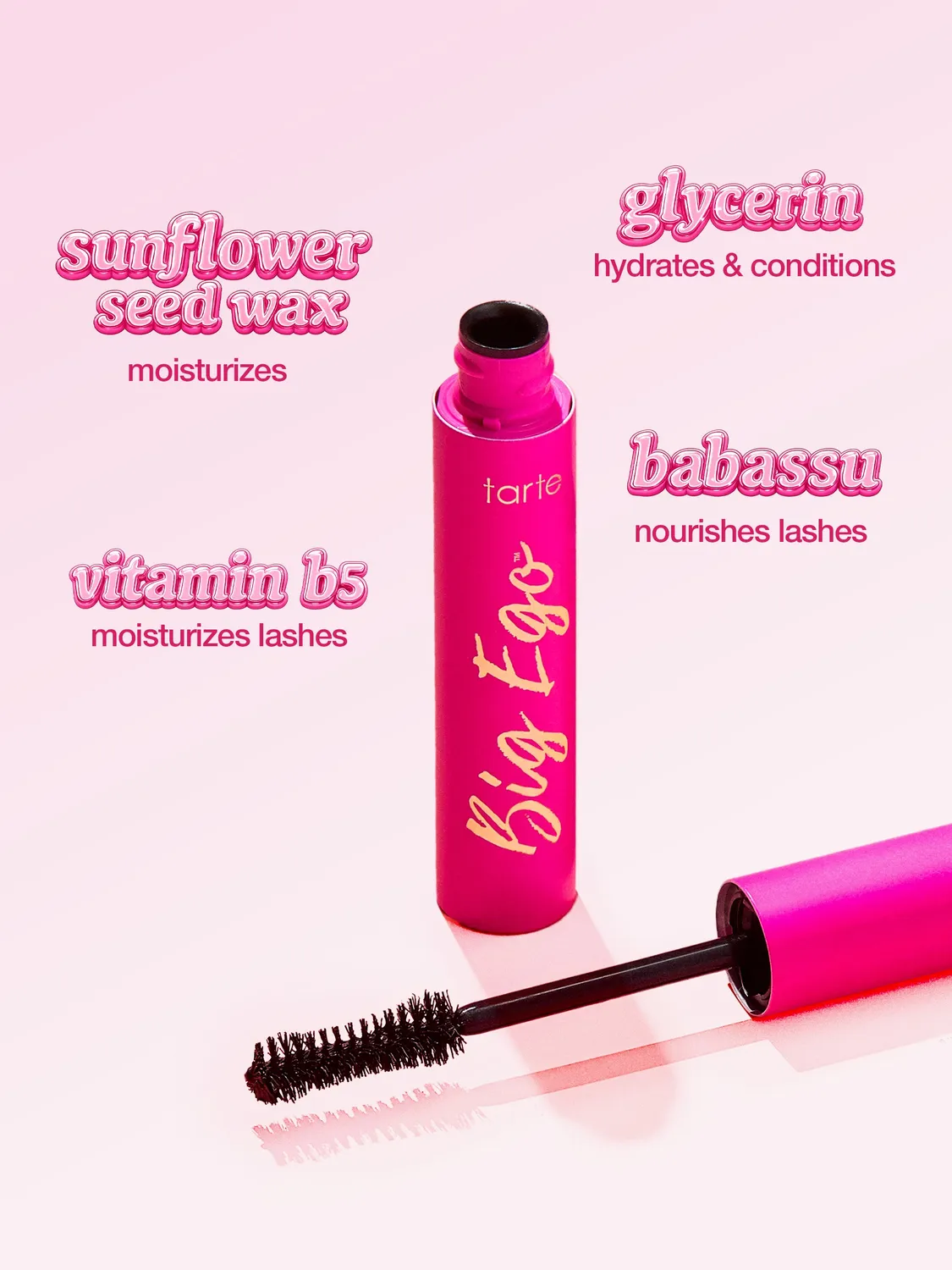 Tarte Big Ego mascara vegan voyage volume noir