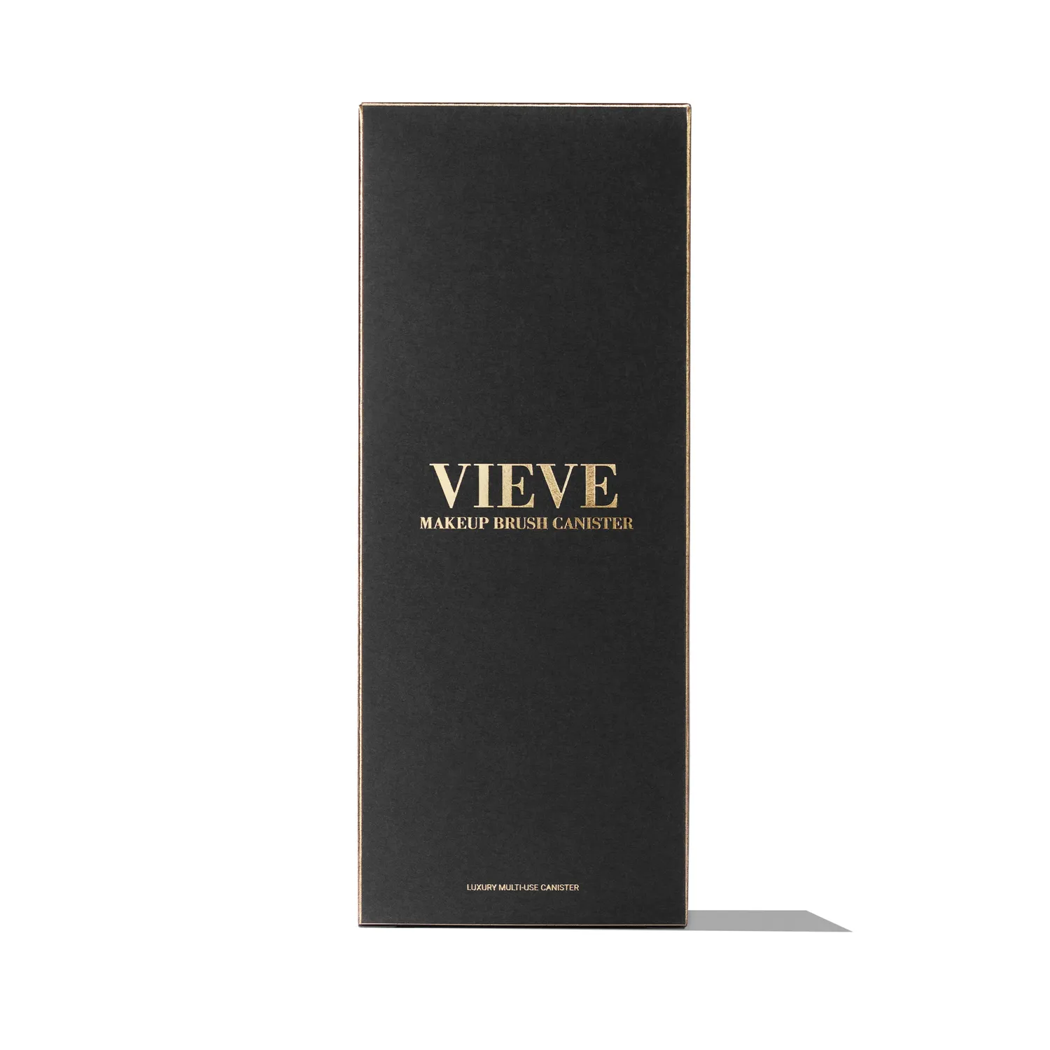 Vieve Luxury Brush Canister pot pinceaux noir croco