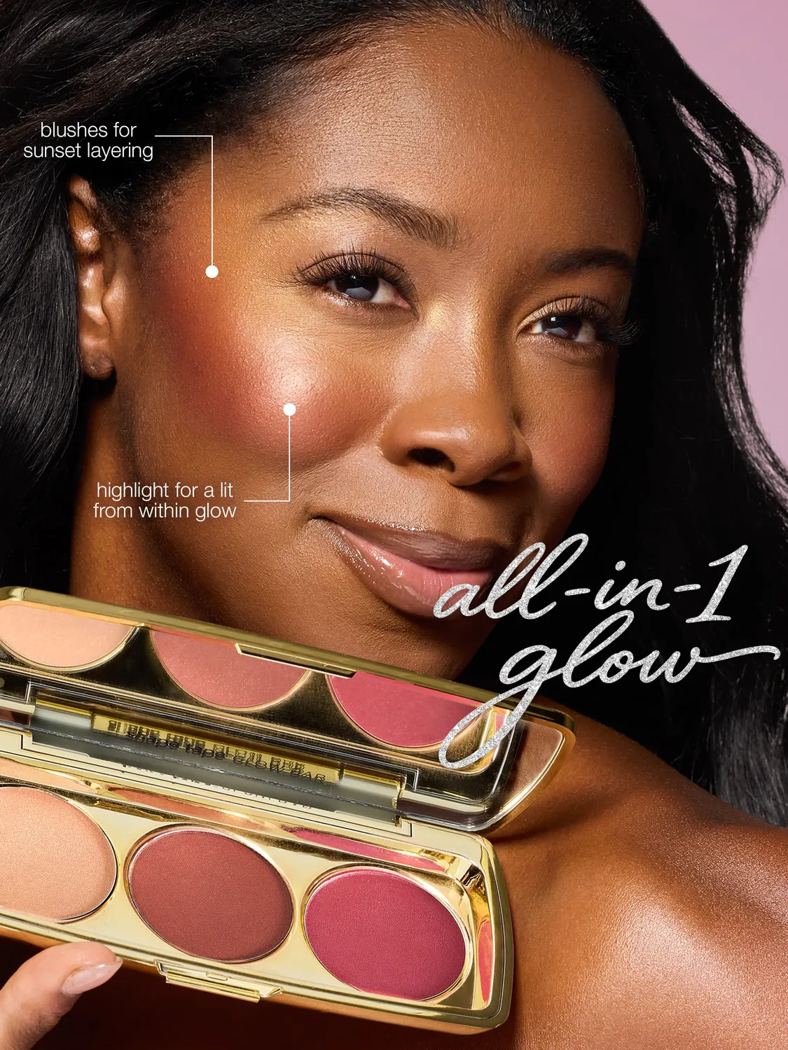 Tarte Highlight Reel palette blush highlighter volume