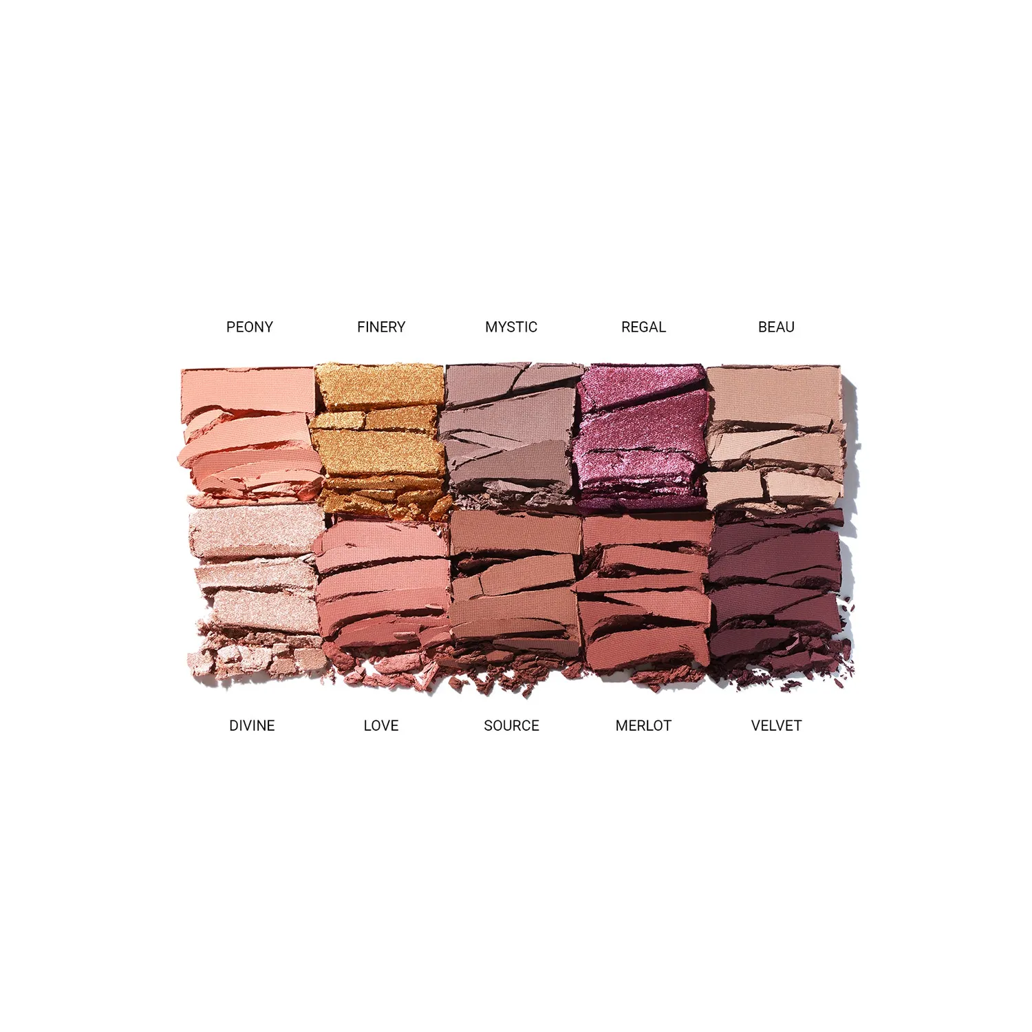 Vieve Muse palette fards 10 teintes romantiques