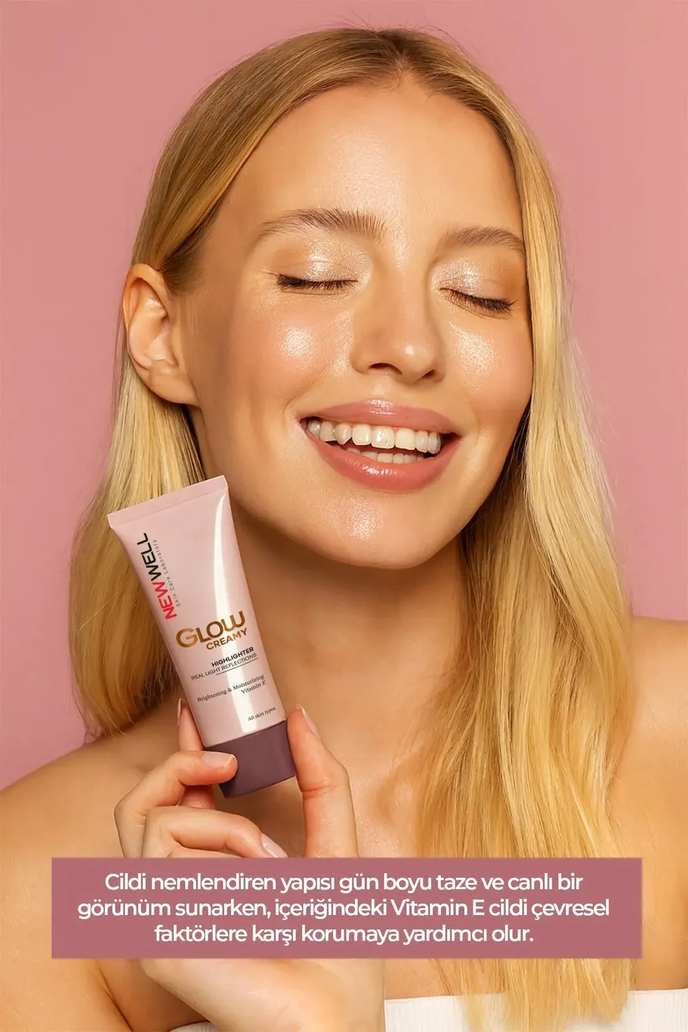 New Well Glow Creamy Highlighter 02 Sunstone 30 ml