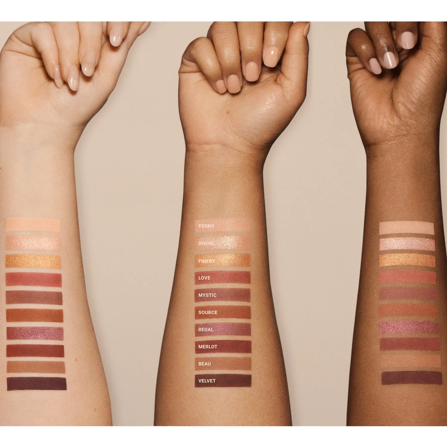 Vieve Muse palette fards 10 teintes romantiques