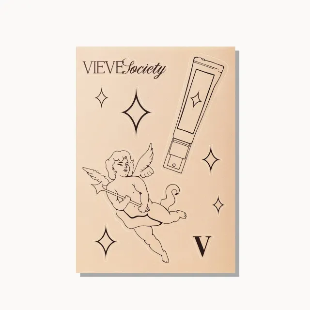Vieve Society planche stickers mate édition membre