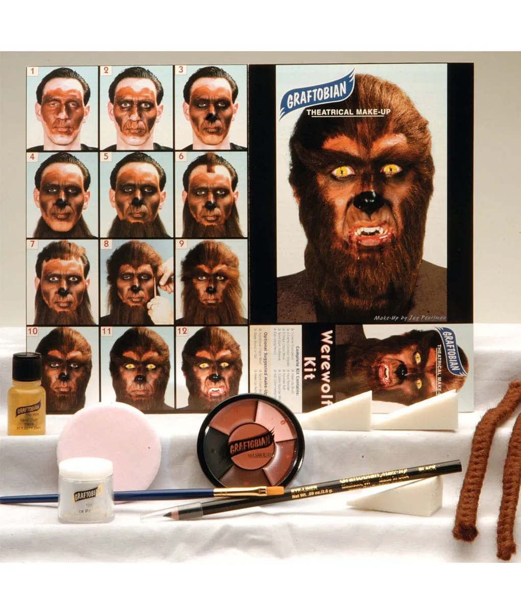 Graftobian Werewolf kit maquillage Halloween loup-garou complet