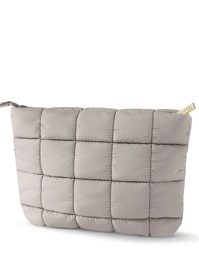 Tarte Puffy trousse maquillage matelassée ardoise
