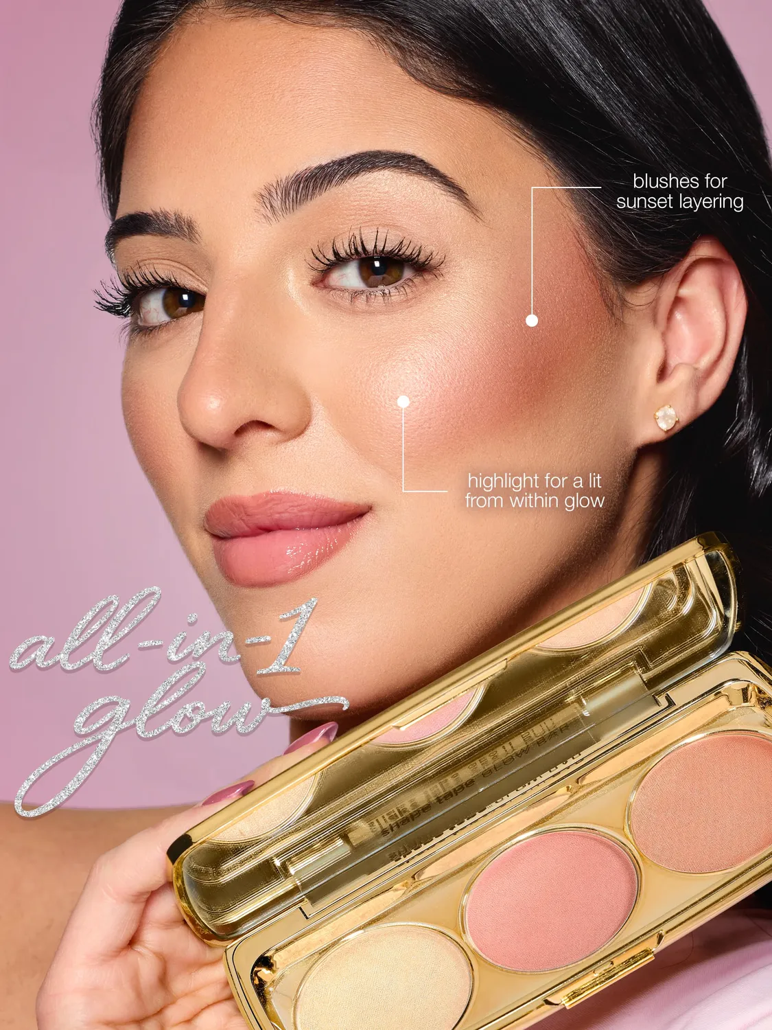Tarte Highlight Reel palette blush highlighter volume