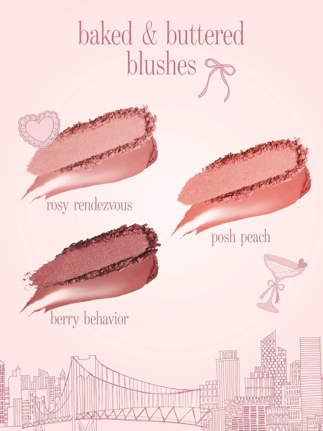 Tarte XOXO Blush & Glow trio macaron mini multi