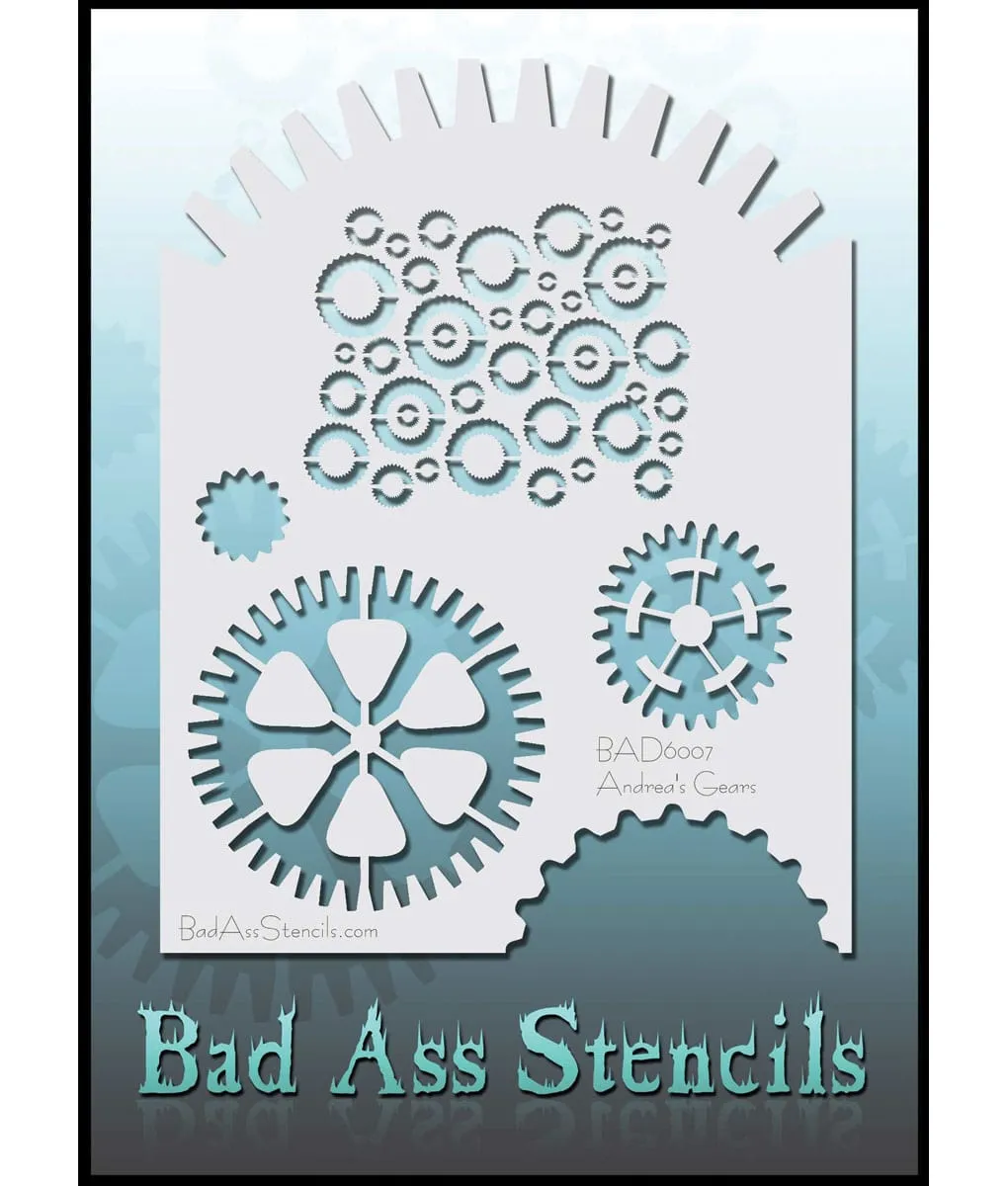 Graftobian Bad Ass Stencils Vintage pochoir maquillage réutilisable