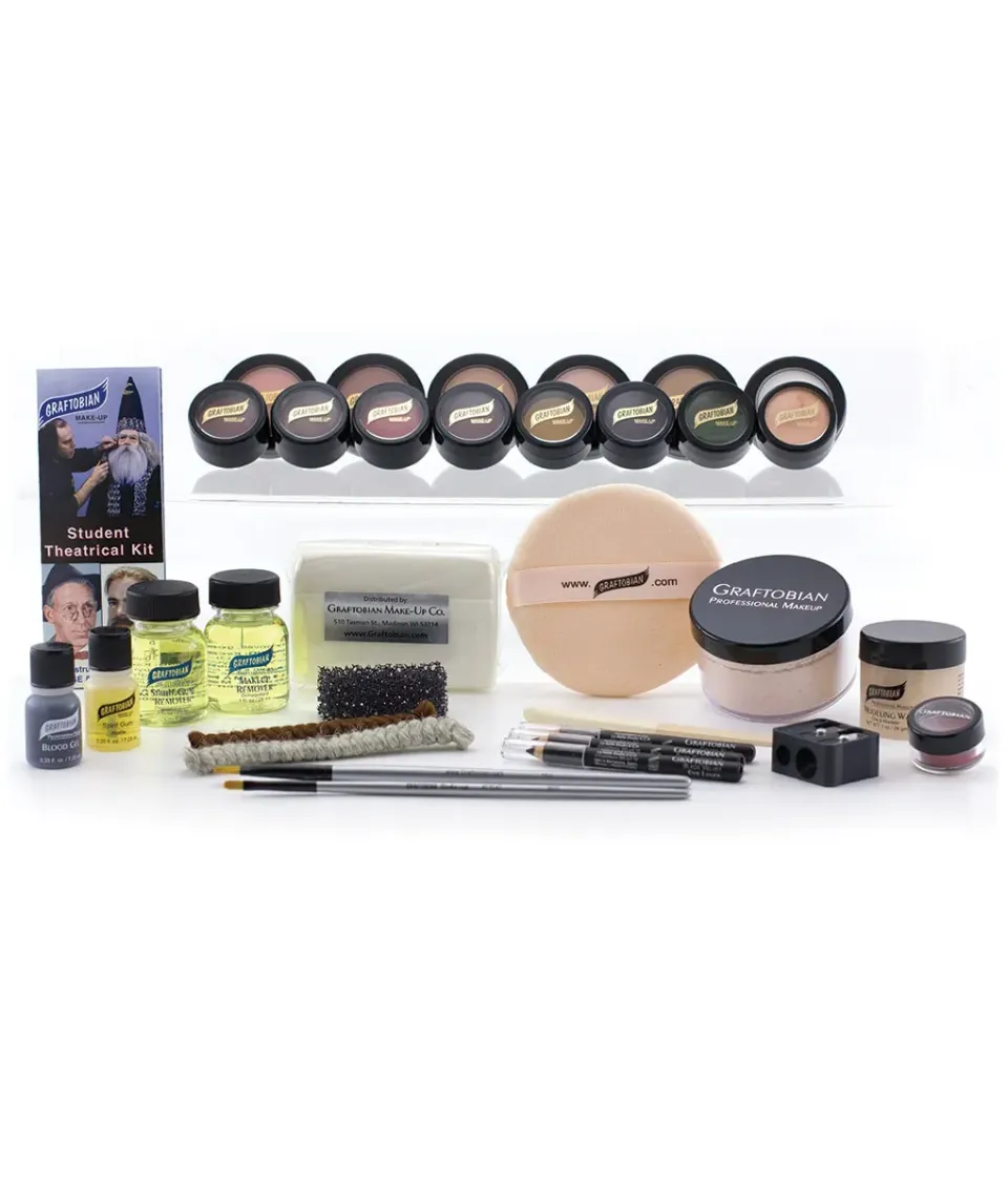 Graftobian Deluxe Student kit maquillage théâtre couvrant