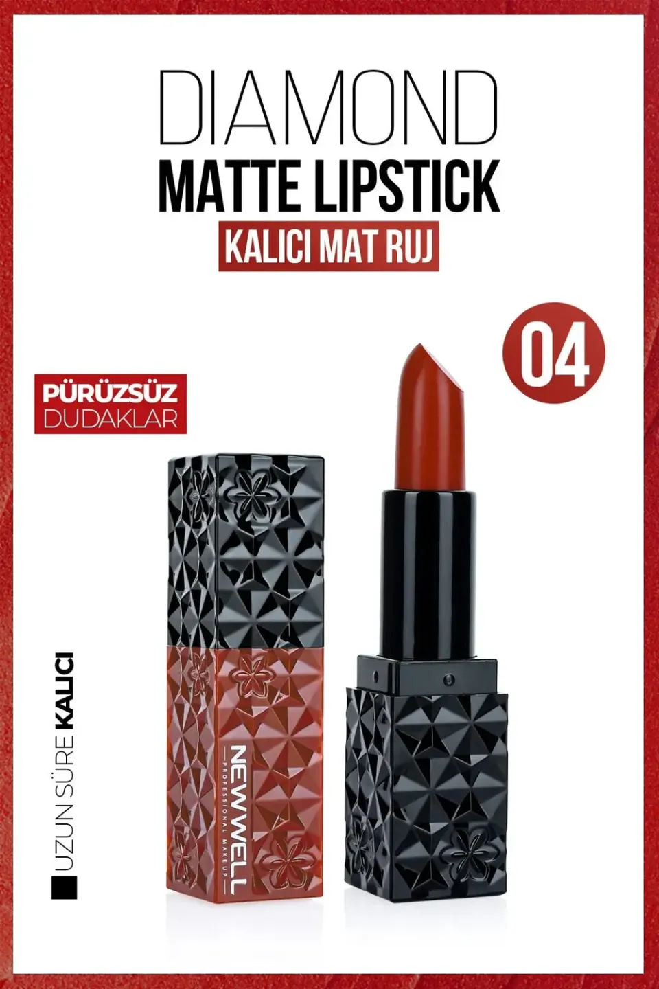 New Well Diamond Matte rouge à lèvres 04 mat