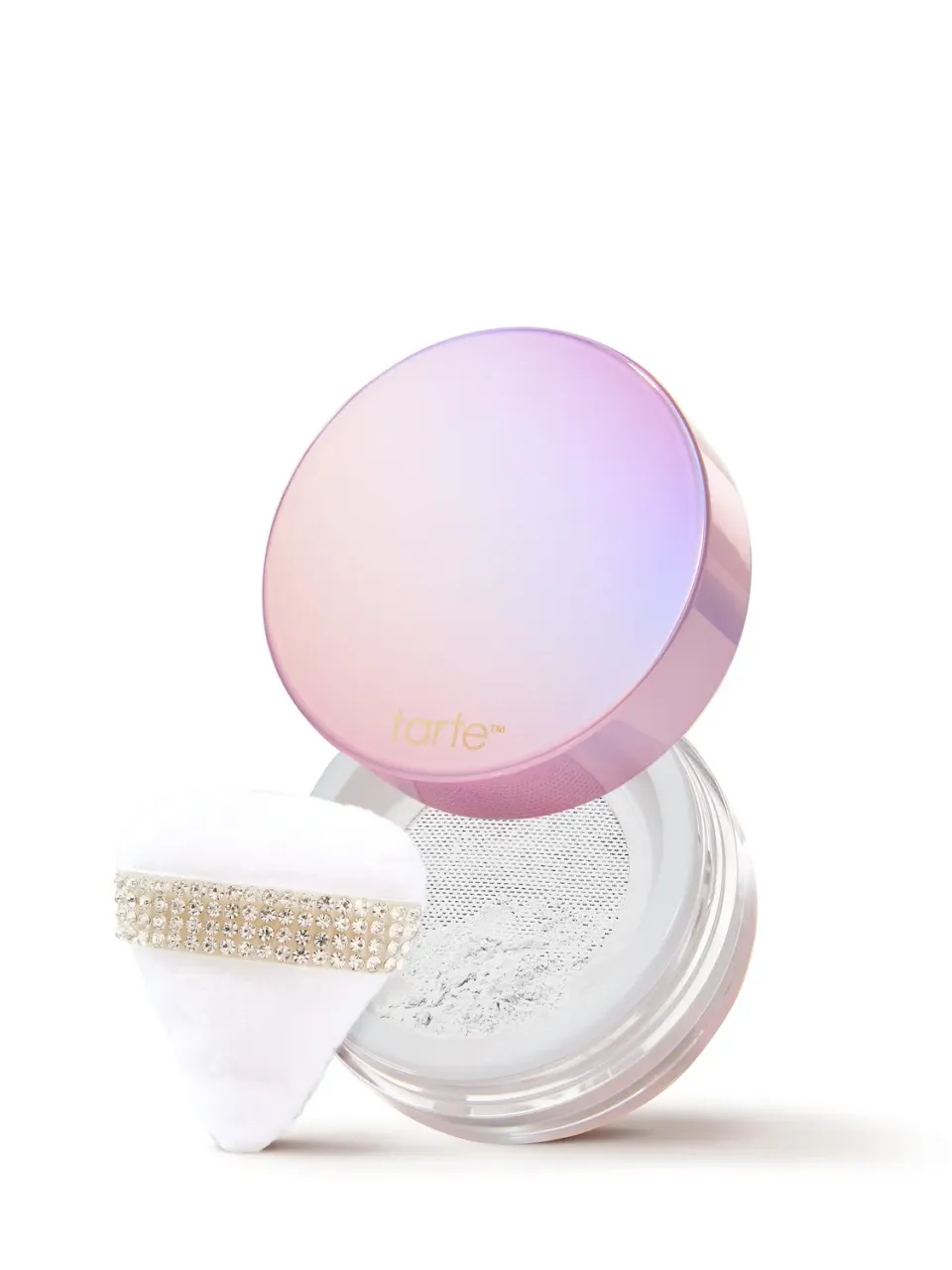 Tarte Creaseless poudre fixatrice rose édition limitée vegan