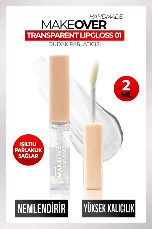 Newwell Makeover gloss lèvres transparent 01 brillant
