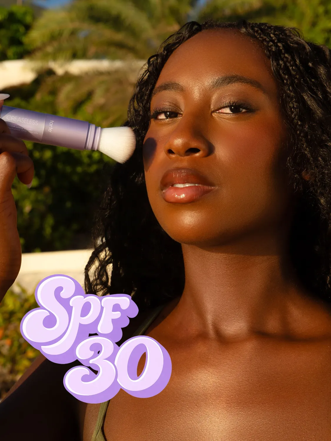 Tarte creaseless SPF 30 poudre solaire translucent