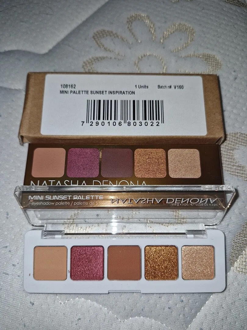 Natasha Denona Mini Sunset palette fards 5 teintes cuivrées