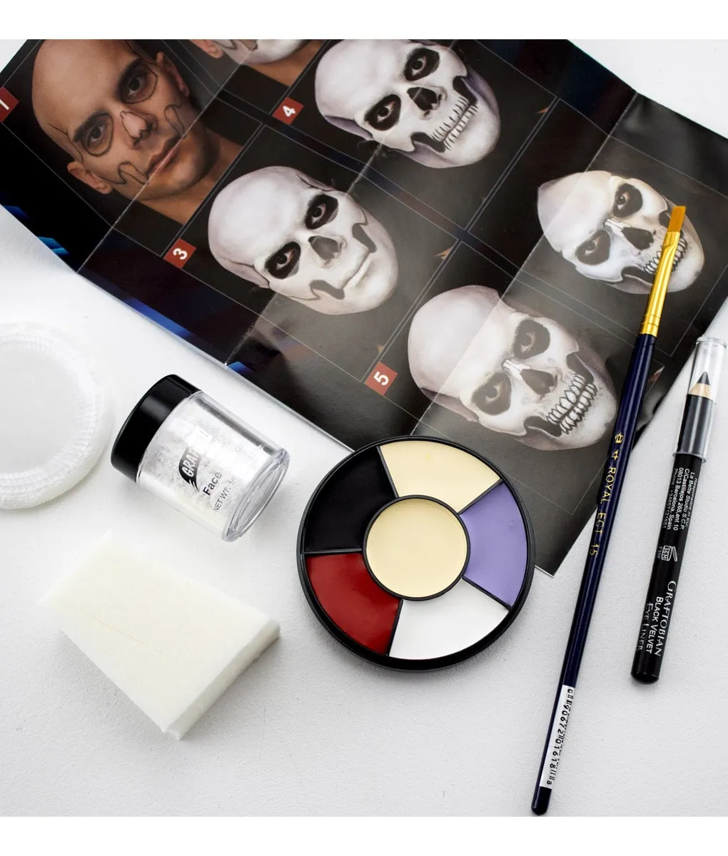 Graftobian Skull Makeup Kit maquillage tête de mort squelette