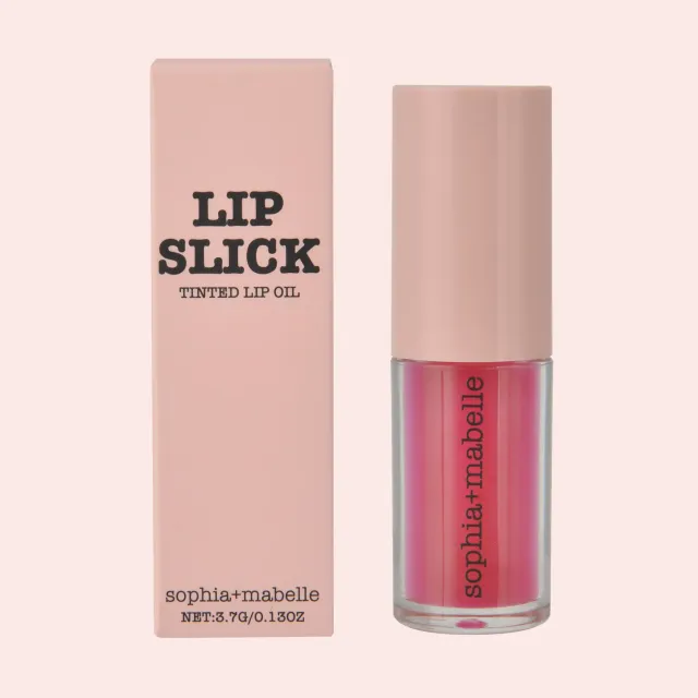 sophia+mabelle Lip Slick Shady Beach huile lèvres teintée 3,7 g