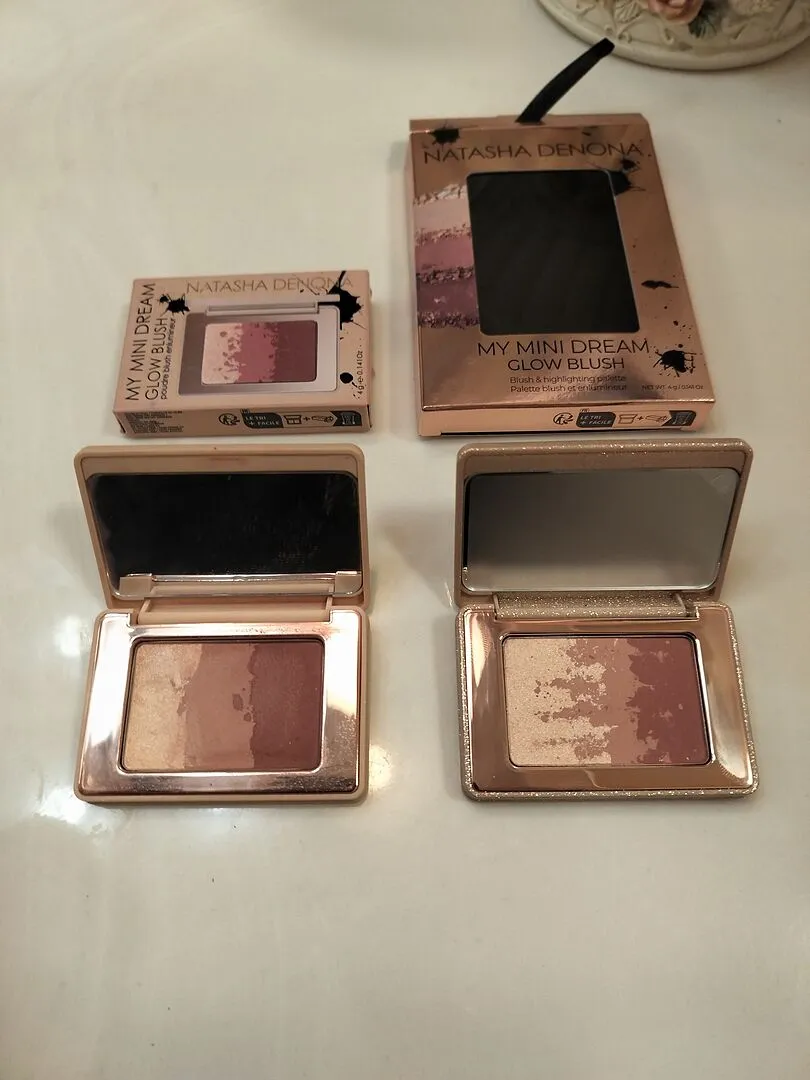 Natasha Denona Mini Dream Glow blush boule mauve poudré
