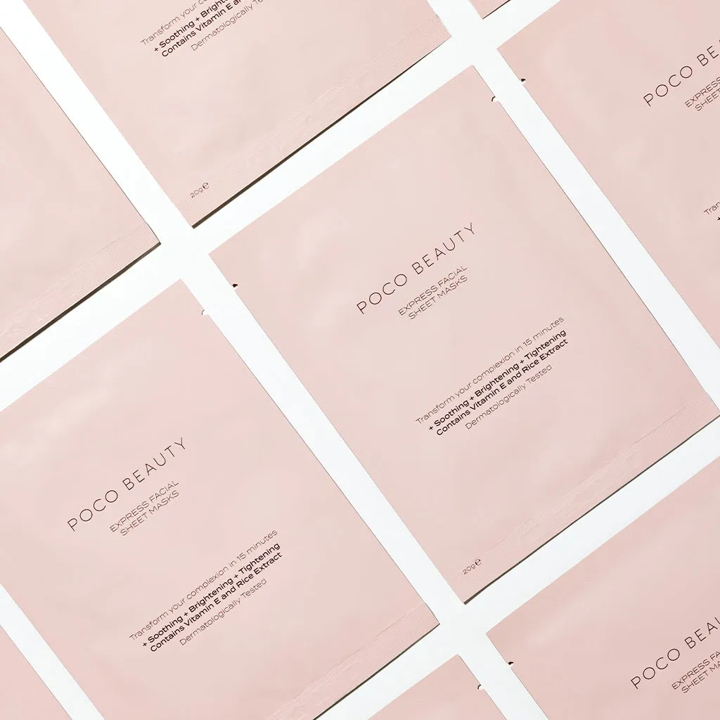 Poco Beauty Express masque visage tissu éclat vitamine E