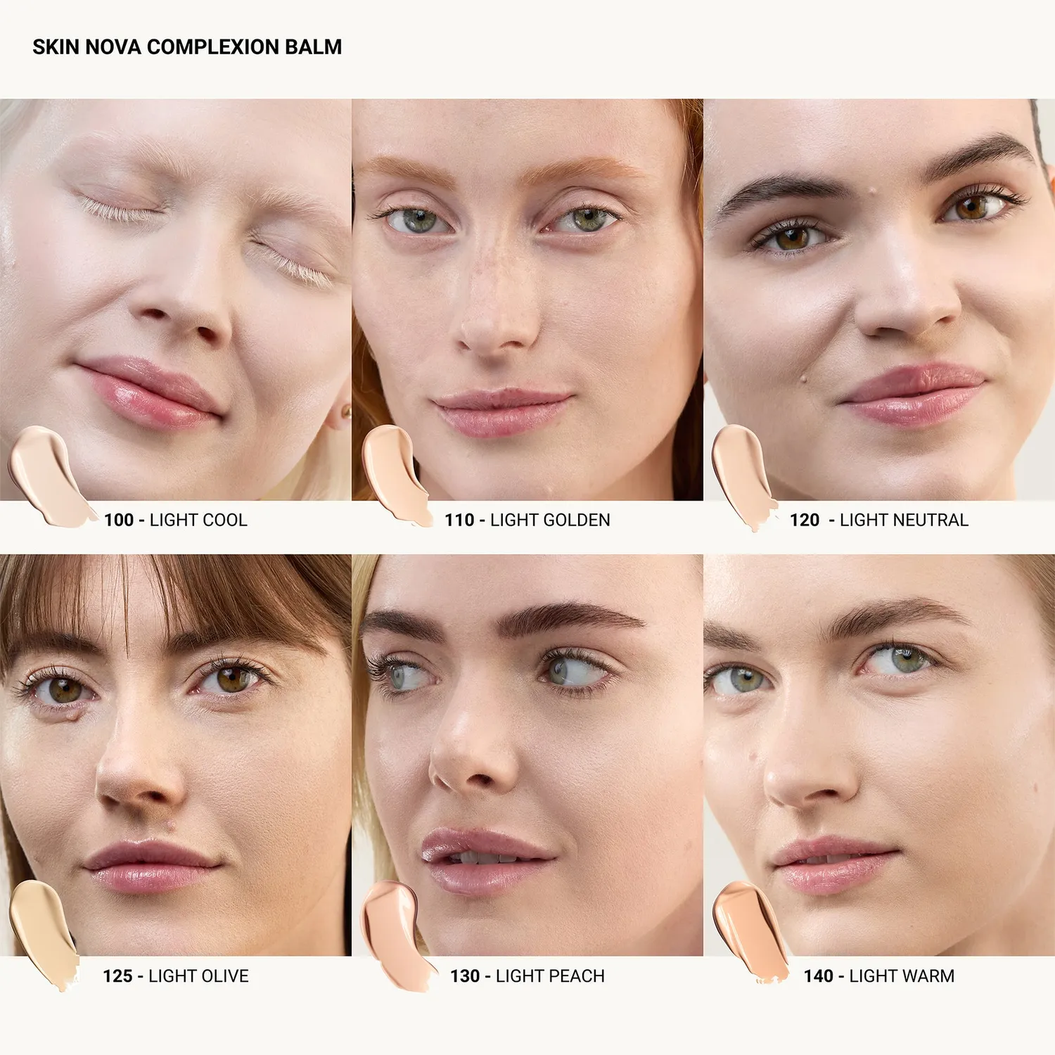 Vieve Skin Nova Complexion Balm baume teinté 100 fini hydratant