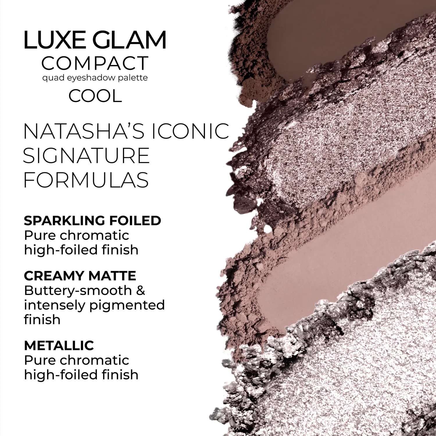 Natasha Denona Luxe Glam Palette Fards Nude 7,8g